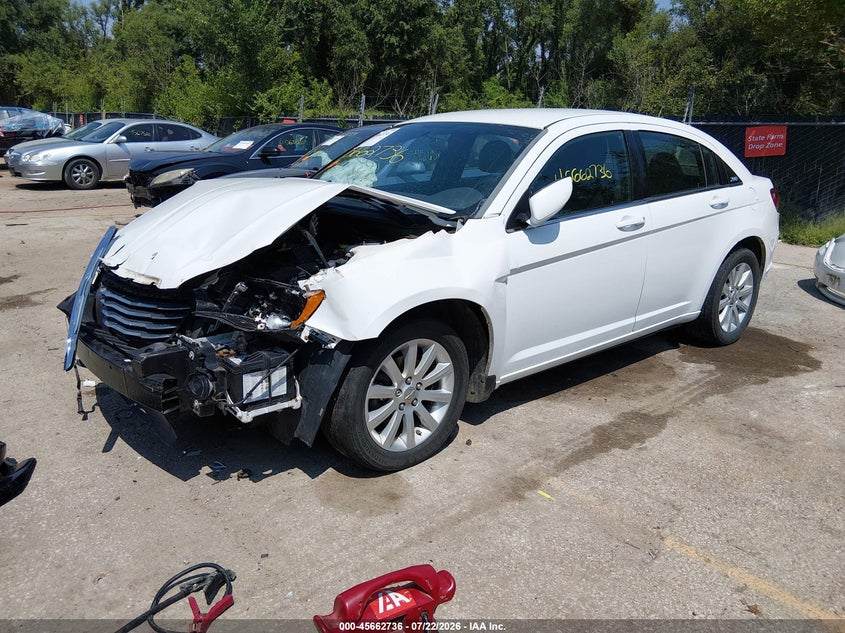 Vin: 1c3ccbbb7cn210427, lot: 46161308, chrysler 200 touring 20122