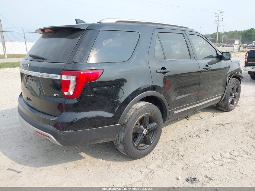 Vin: 1fm5k8d80hgc12359, lot: 46161315, ford explorer xlt 20174