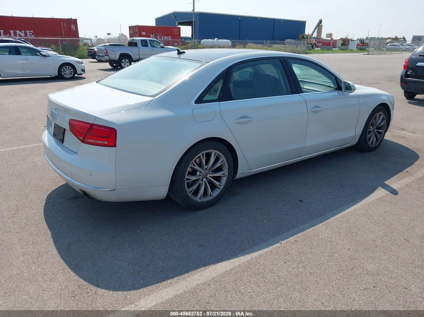 Vin: waurgafd7dn005611, lot: 46161324, audi a8 l 3.0t 20134