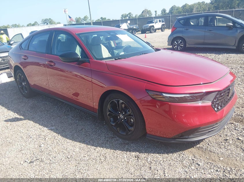 2025 Honda Accord Se, Left Front, IAAI, VIN 1HGCY1F44SA029957