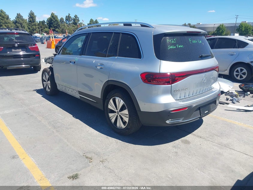 Vin: w1n9m0cb0sn131050, lot: 46161335, mercedes-benz eqb 250 suv 20253