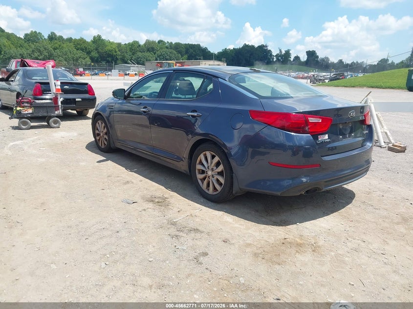 Vin: 5xxgn4a75fg391835, lot: 46161343, kia optima ex 20153