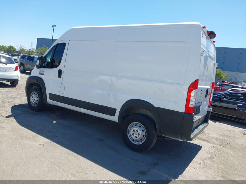 Vin: 3c6trvbg1le102436, lot: 46161351, ram promaster 1500 high roof 136 wb 20203
