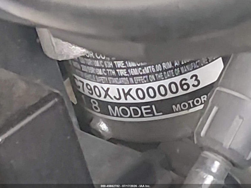 2018 Honda Gl1800 VIN: JH2SC790XJK000063 Lot: 45662782