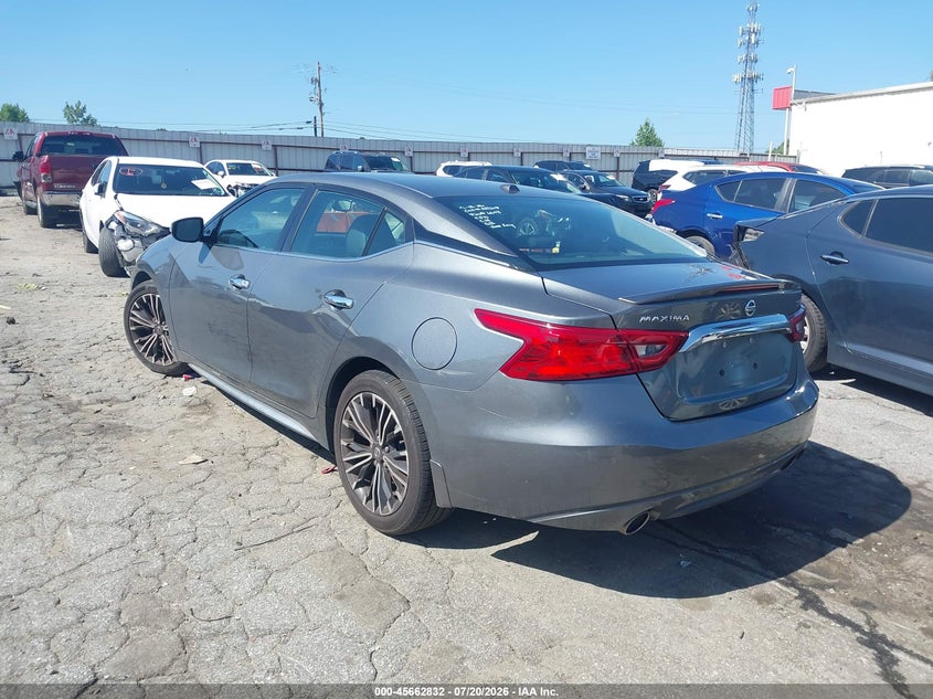 Vin: 1n4aa6ap8hc416698, lot: 46161404, nissan maxima 3.5 sv 20173