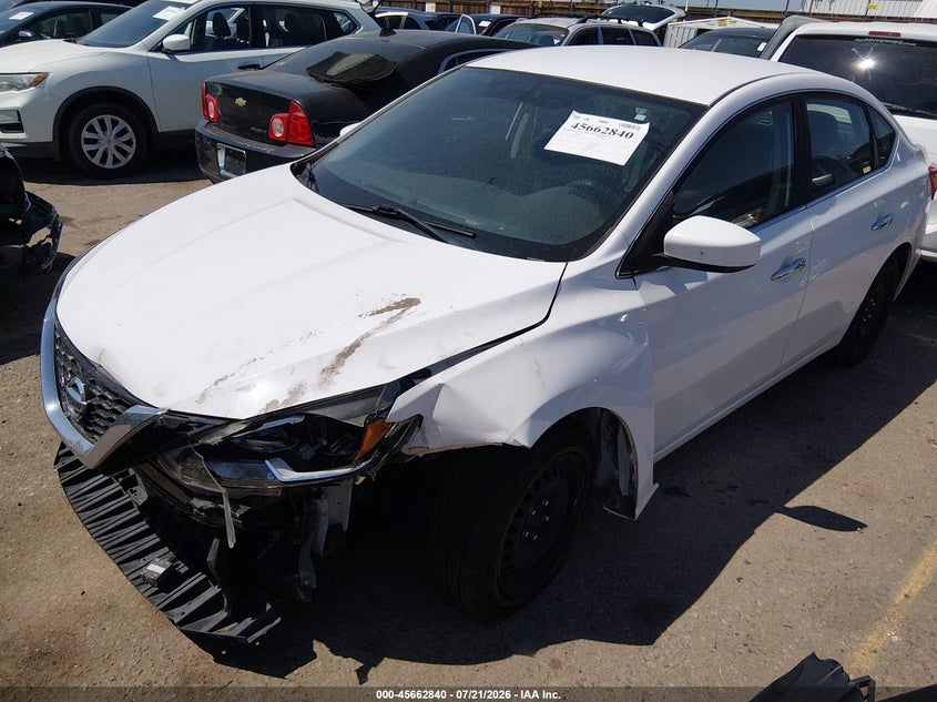2018 Nissan Sentra S, Left Front, IAAI, VIN 3N1AB7AP6JY294291 — photo 2