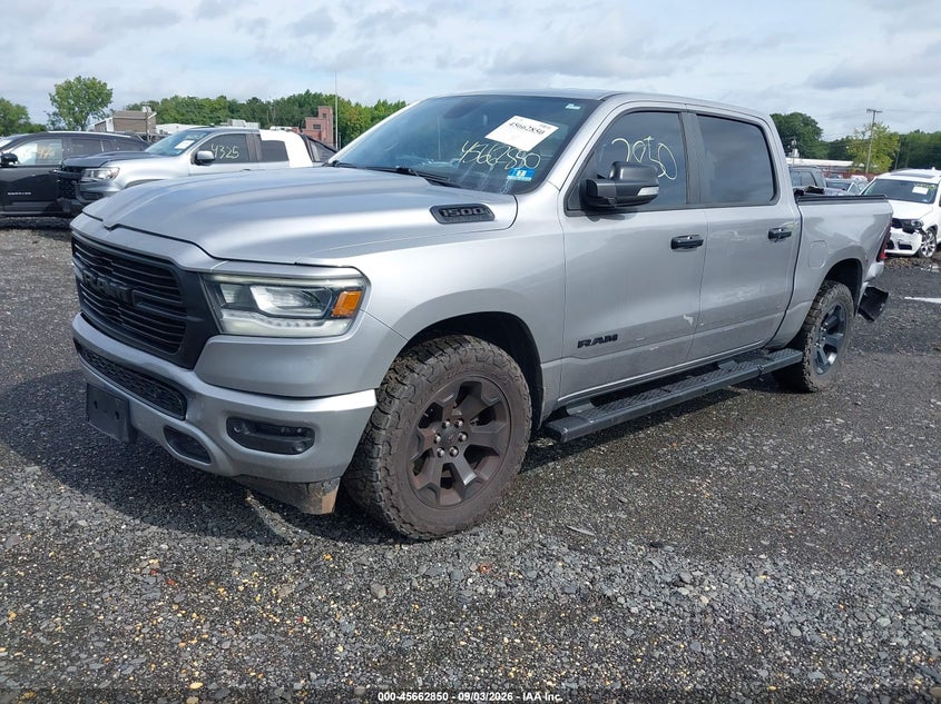 Vin: 1c6srfft2kn511662, lot: 46161422, ram 1500 big horn/lone star  4x4 5'7 box 20192