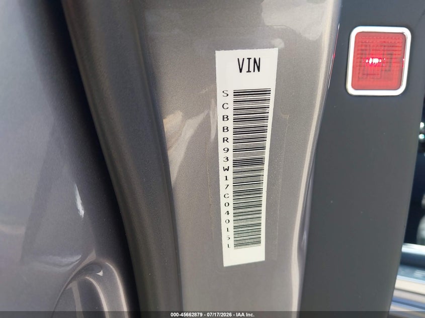 2007 Bentley Continental Flying Spur VIN: SCBBR93W17C040151 Lot: 45662879