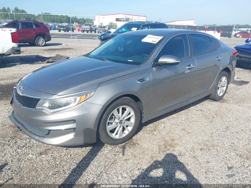 Vin: 5xxgt4l33jg228366, lot: 46161516, kia optima lx 20182