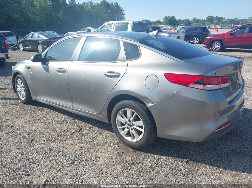 Vin: 5xxgt4l33jg228366, lot: 46161516, kia optima lx 20183