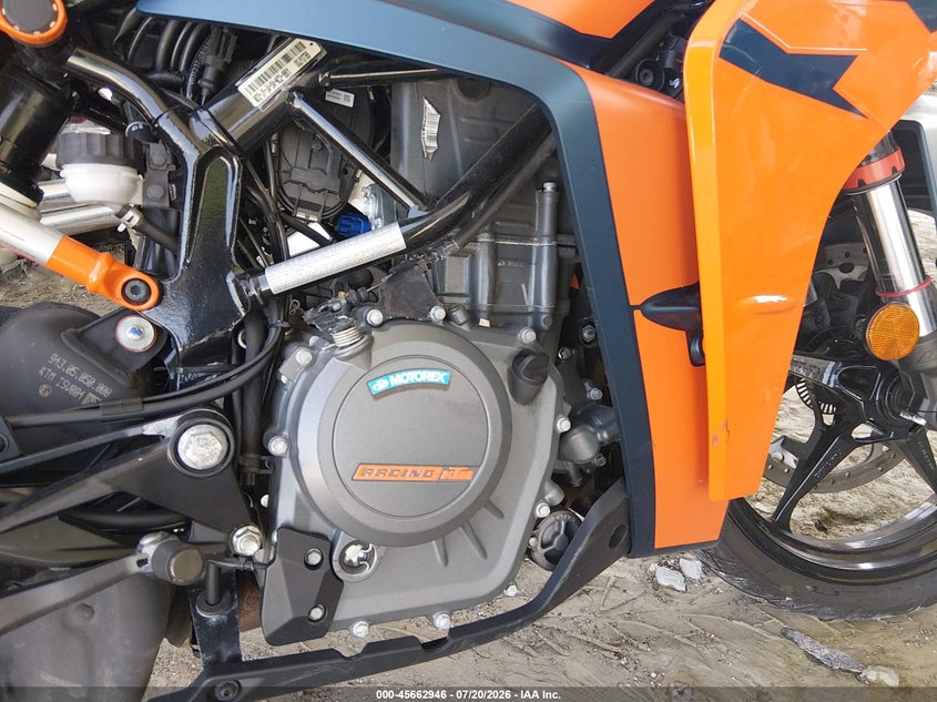 2022 Ktm 390 Rc VIN: MD2JYJ404NC216611 Lot: 45662946