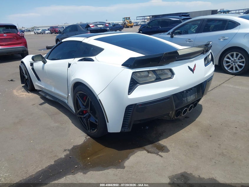 Vin: 1g1yu2d64g5604349, lot: 46161522, chevrolet corvette z06 20163