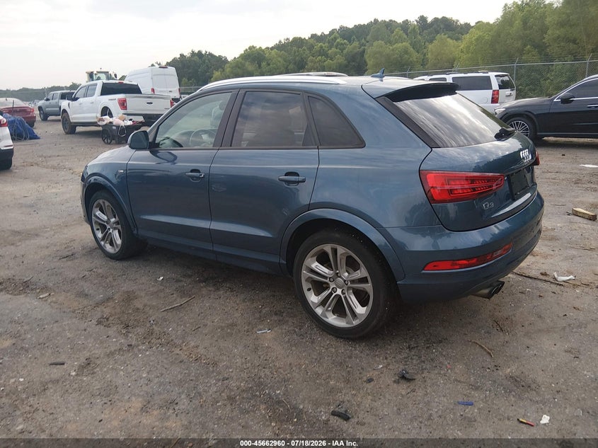 Vin: wa1bccfs1jr006228, lot: 46161532, audi q3 2.0t premium/2.0t sport premium 20183