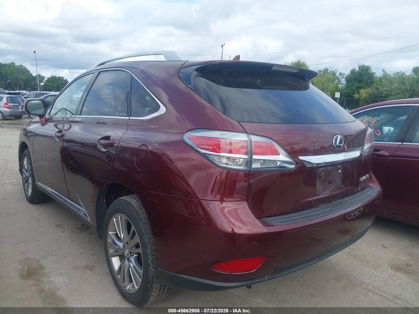 Vin: jtjbc1ba9d2064976, lot: 46161560, lexus rx 450h 20133