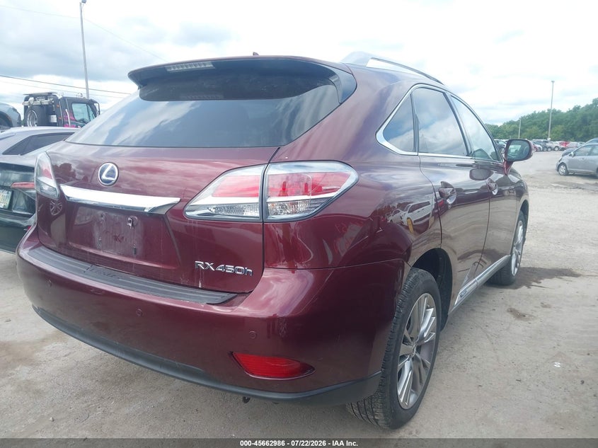 Vin: jtjbc1ba9d2064976, lot: 46161560, lexus rx 450h 20134