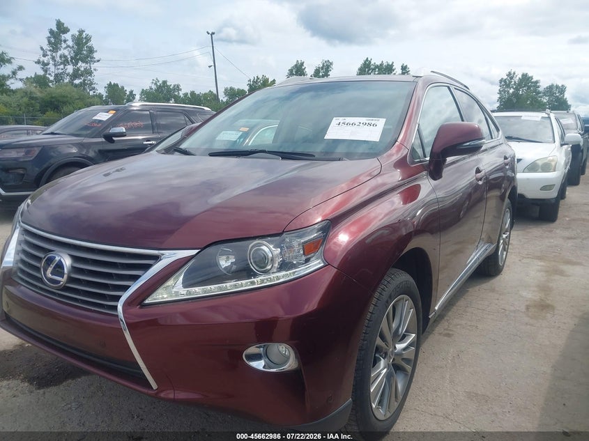 2013 LEXUS RX 450H auction photo 6