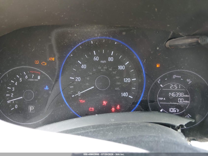 2017 Honda Hr-V Lx VIN: 3CZRU5H34HG702749 Lot: 45662998