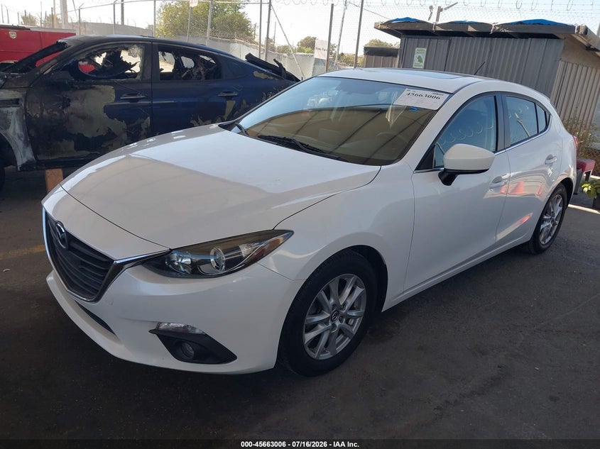 Vin: jm1bm1l77g1327978, lot: 46161578, mazda mazda3 i touring 20162
