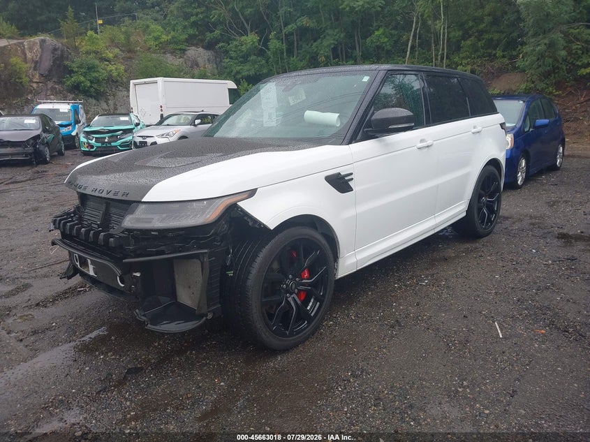 Vin: salwz2re3na235934, lot: 46161592, land rover range rover sport svr/svr carbon edition 20222