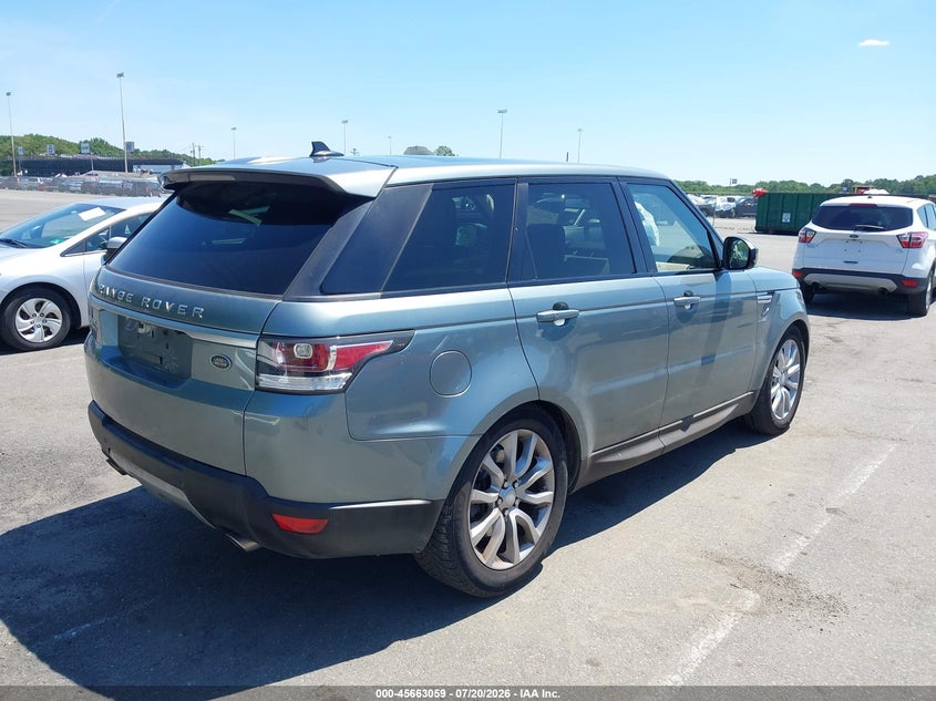 Vin: salwr2pf0ga594561, lot: 46161631, land rover range rover sport 3.0l v6 supercharged hse 20164