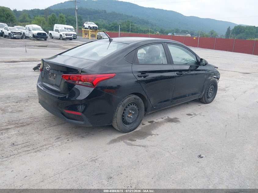 2020 HYUNDAI ACCENT SEDAN 1.6L I-4 DI, DOHC, VVT, 120HP