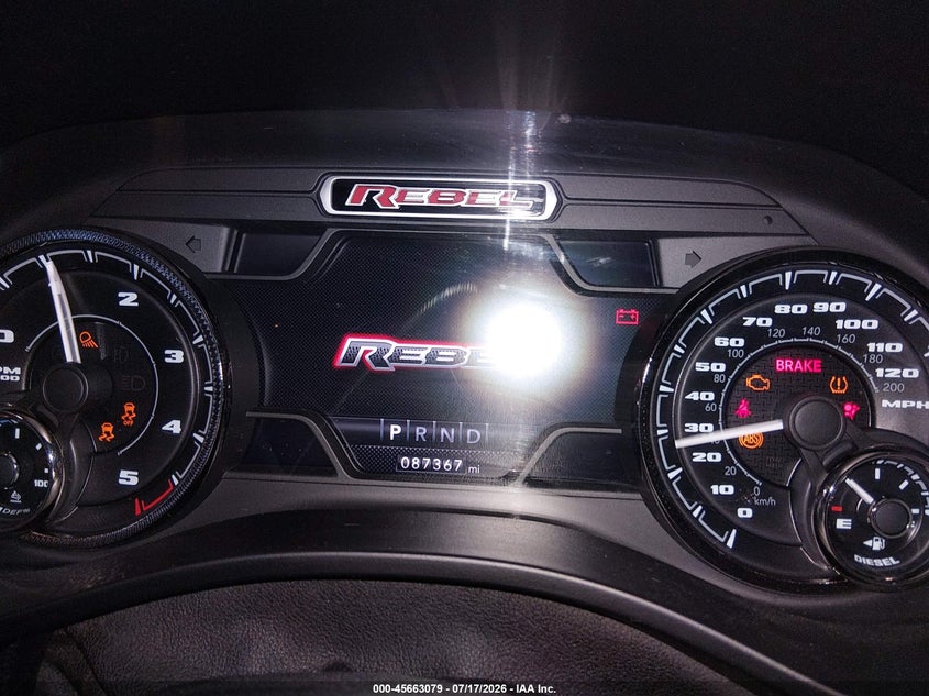 2020 RAM 1500 PICKUP 3.0L V-6 DI, DOHC, TURBO, 260HP