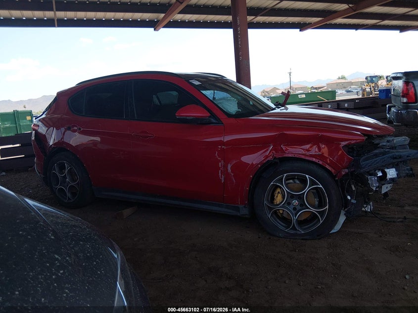 2018 Alfa Romeo Stelvio Ti Sport Awd VIN: ZASFAKNN9J7B98875 Lot: 45663102