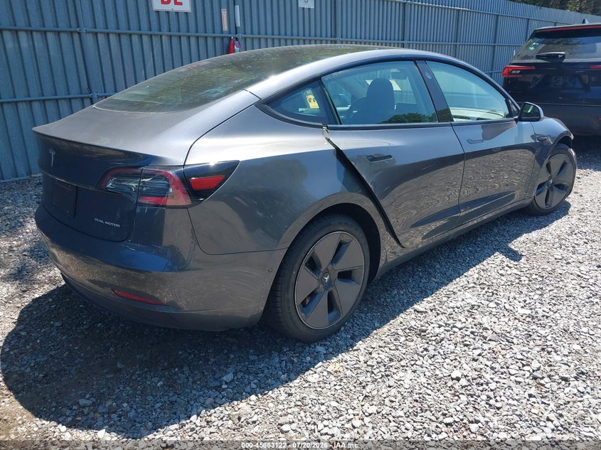 2021 TESLA MODEL 3 auction photo 4