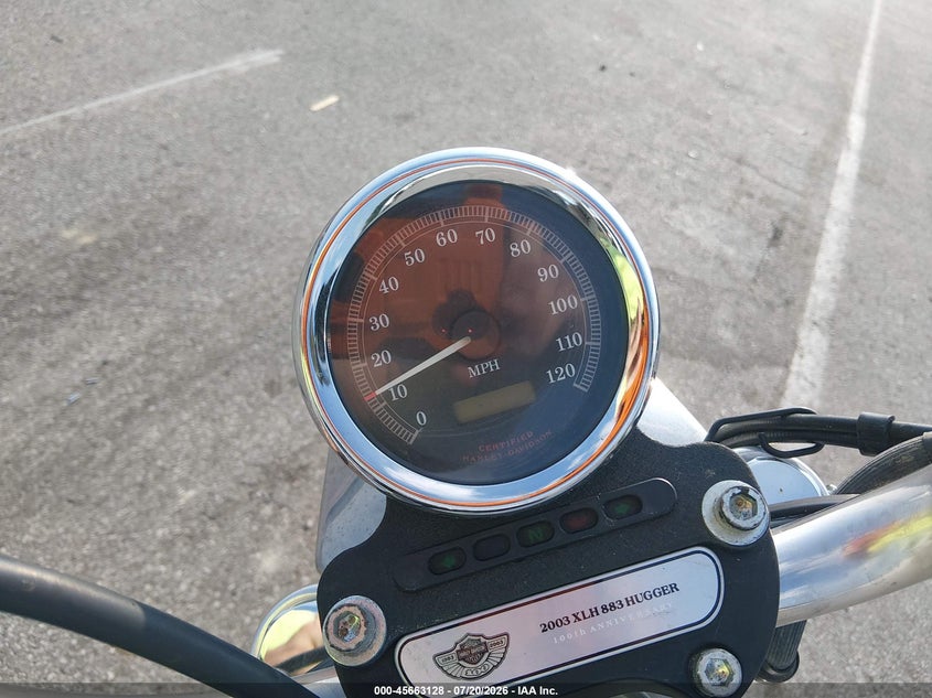 2003 Harley-Davidson Xl883 Hugger VIN: 1HD4CEM193K432313 Lot: 45663128