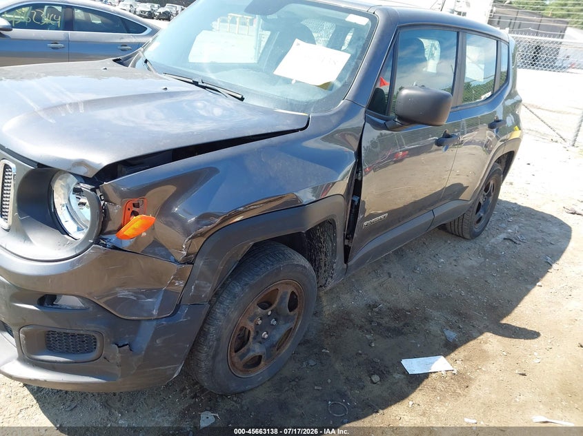 2017 Jeep Renegade Sport VIN: ZACCJBAB0HPF46356 Lot: 45663138