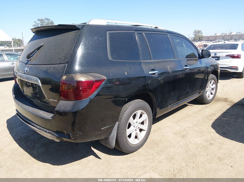 2009 TOYOTA HIGHLANDER HYBRID auction photo 4