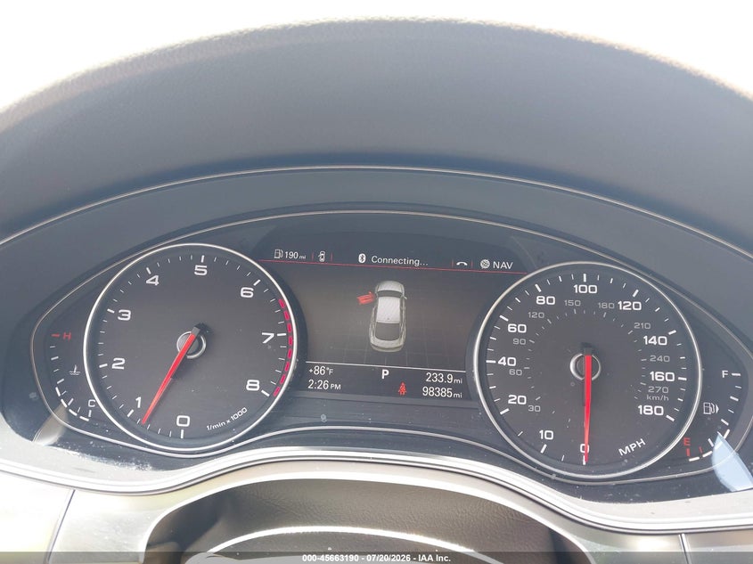 2012 Audi A7 3.0 Prestige VIN: WAU2GAFC4CN144036 Lot: 45663190
