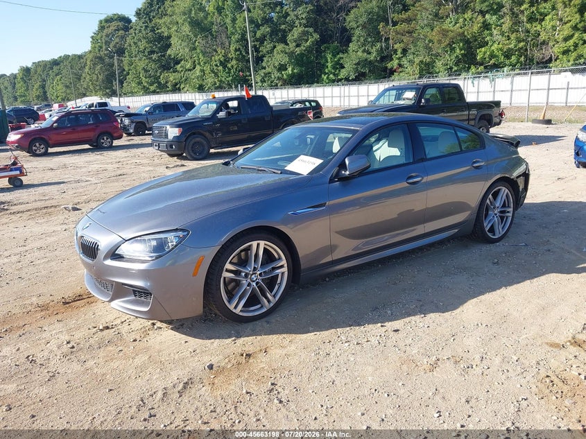 Vin: wba6a0c50fd318603, lot: 46161770, bmw 640i gran coupe 20152