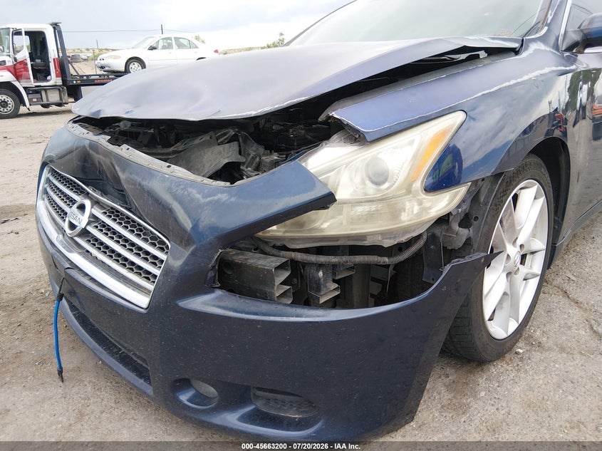 2009 Nissan Maxima 3.5 Sv VIN: 1N4AA51E49C844892 Lot: 45663200
