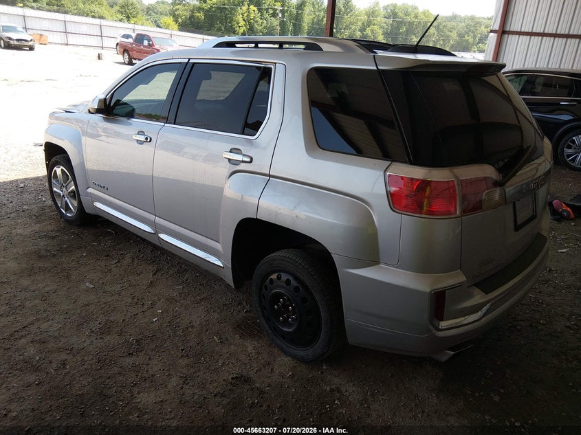 Vin: 2gkalrek1h6105373, lot: 46161779, gmc terrain denali 20173