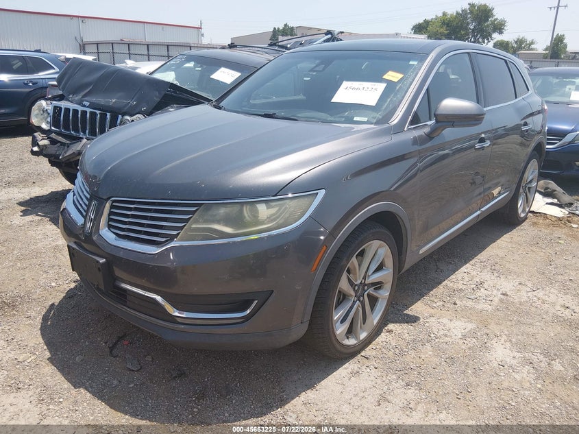 Vin: 2lmpj8lr5hbl26097, lot: 46161797, lincoln mkx reserve 20172