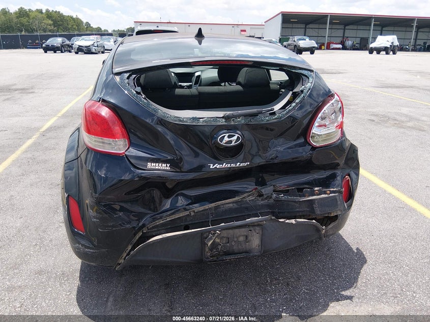 2013 Hyundai Veloster Base W/Black VIN: KMHTC6ADXDU103333 Lot: 45663240