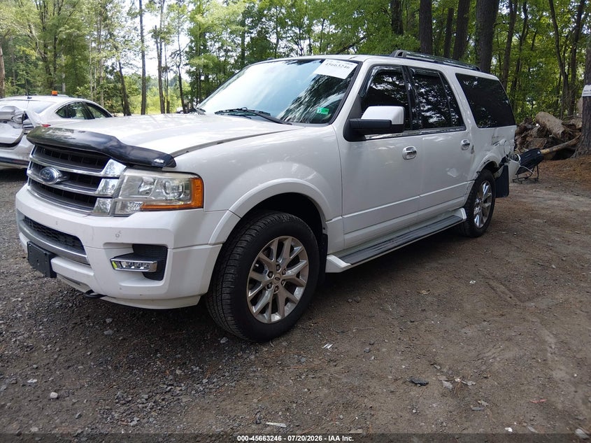 Vin: 1fmjk2atxgef28978, lot: 46161818, ford expedition el limited 20162