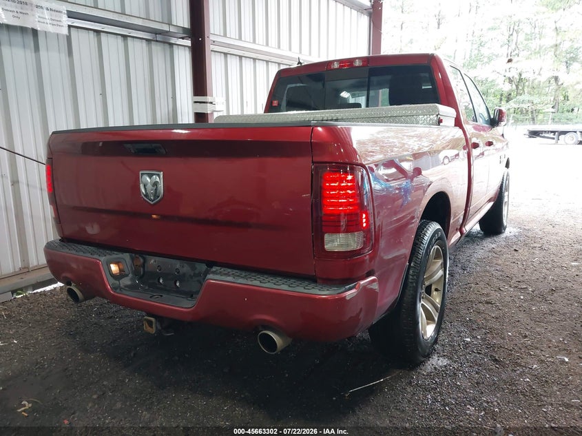 Vin: 1c6rr6ht1ds551599, lot: 46161874, ram 1500 sport 20134