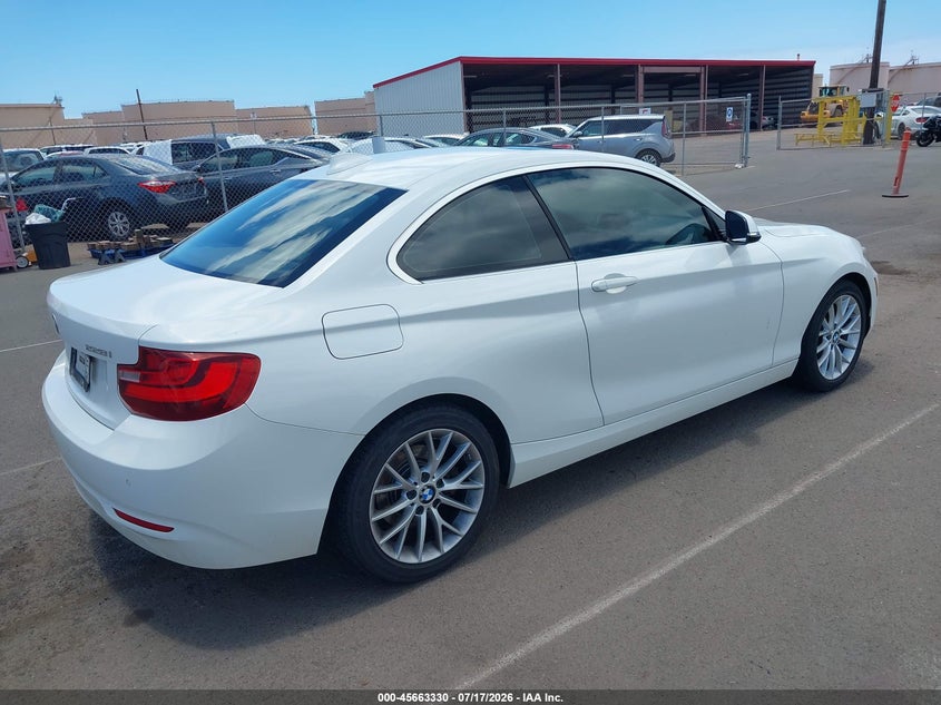 Vin: wba1f5c55fv256666, lot: 46161902, bmw 228i 20154