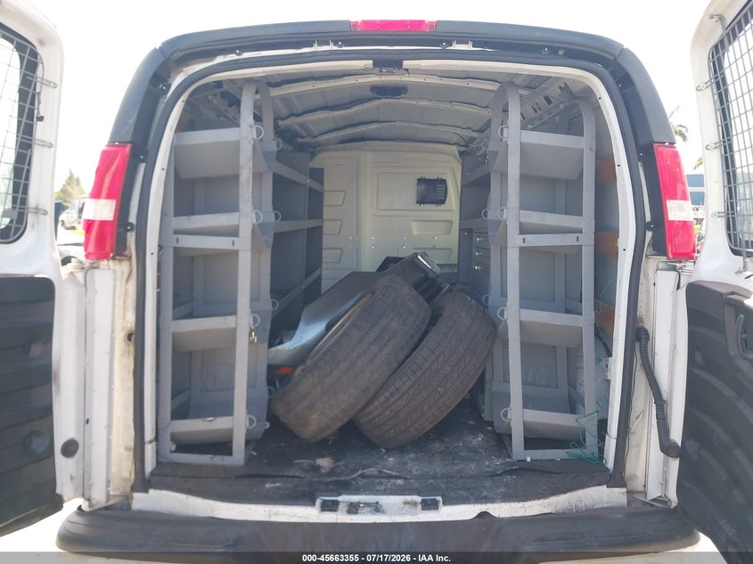 2021 GMC Savana Cargo Rwd 2500 Regular Wheelbase Work Van VIN: 1GTW7AFP7M1212636 Lot: 45663355