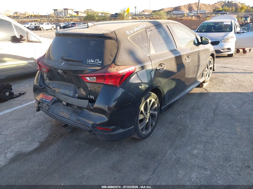 Vin: jtnkarje0hj543497, lot: 46161946, toyota corolla im 20174