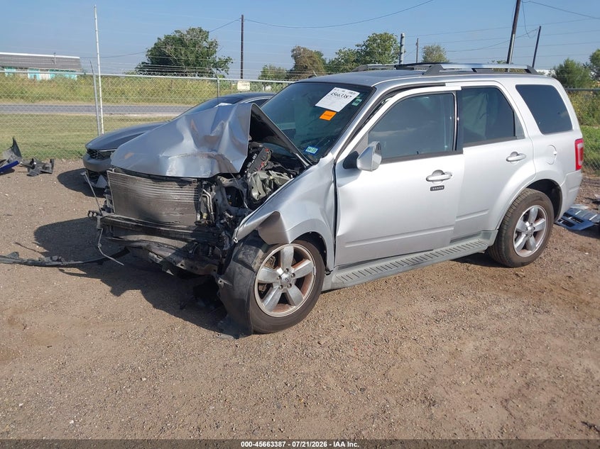 Vin: 1fmcu0eg6ckb53302, lot: 46161959, ford escape limited 20122