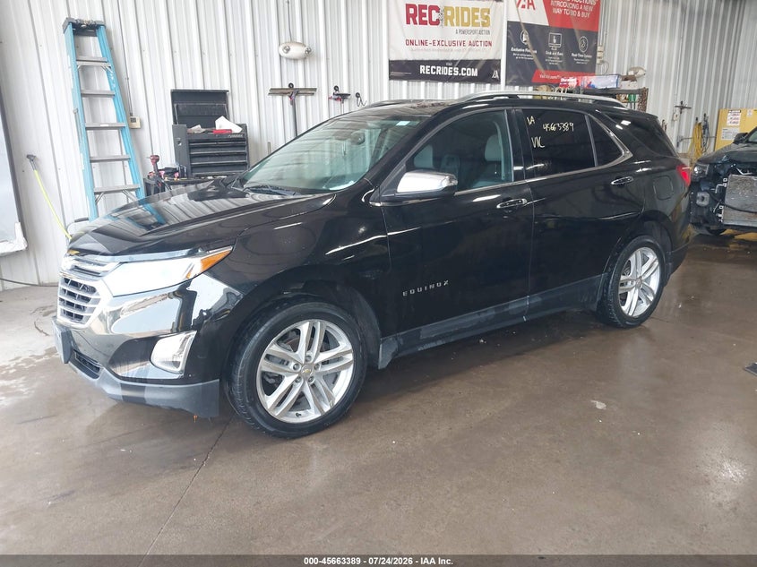 2018 Chevrolet Equinox, Правый бок, IAAI, VIN 2GNAXVEV7J6207194 — фото 2