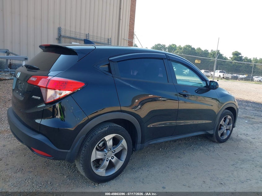 2018 Honda Hr-V Lx VIN: 3CZRU6H33JG710322 Lot: 45663396