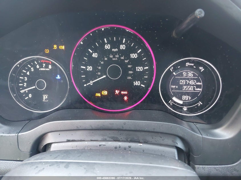 2018 Honda Hr-V Lx VIN: 3CZRU6H33JG710322 Lot: 45663396