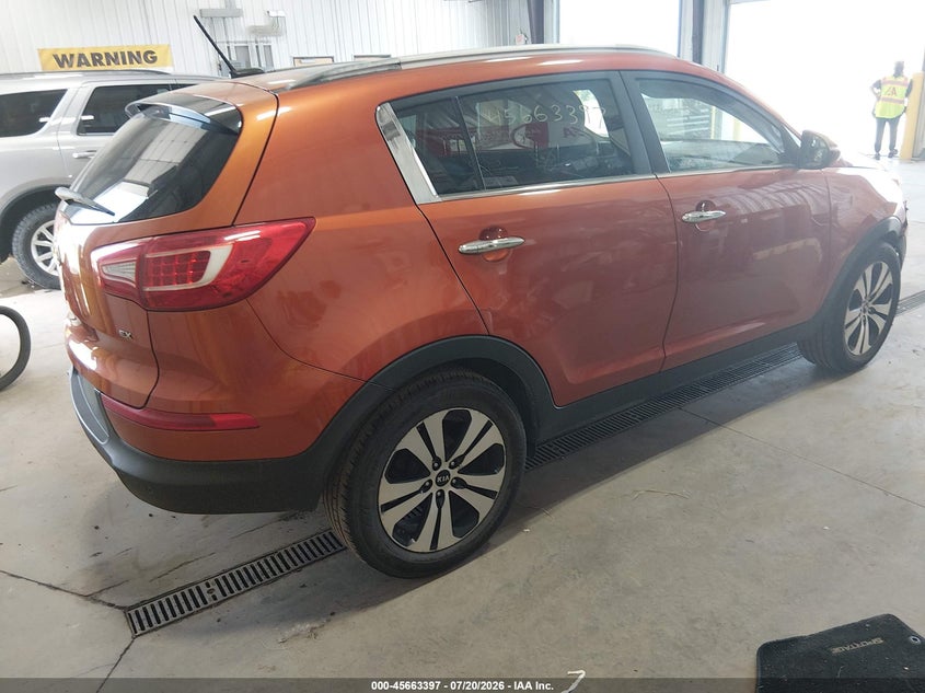 Vin: kndpc3a23b7052482, lot: 46161969, kia sportage ex 20114