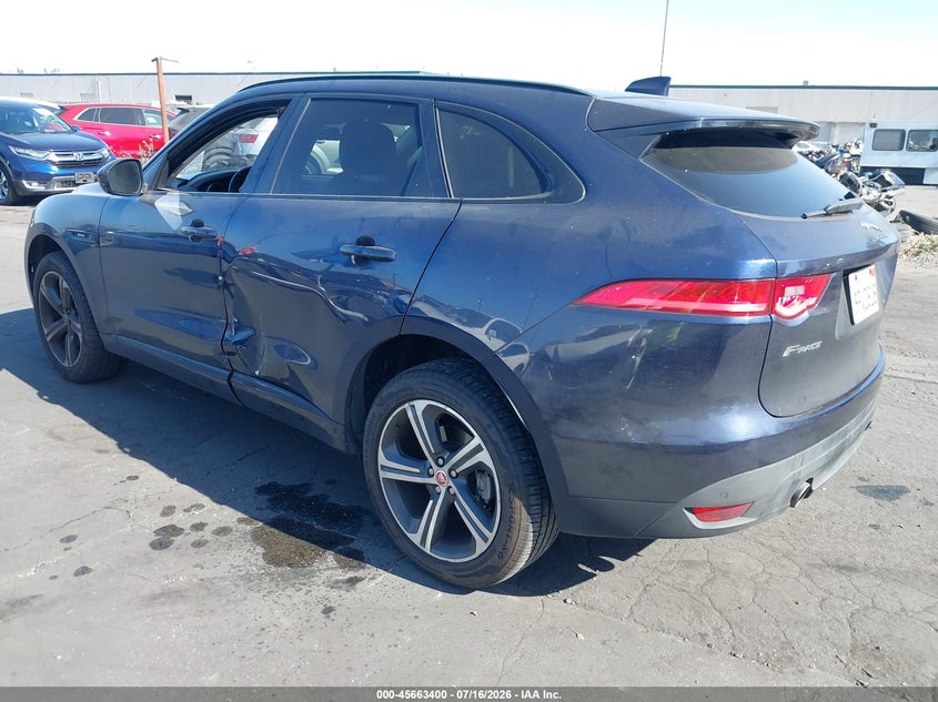Vin: sadcl2gx3ja203189, lot: 46161972, jaguar f-pace 30t r-sport 20183