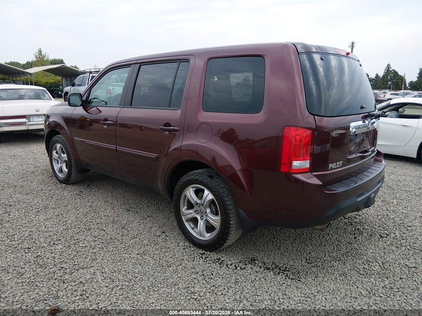 Vin: 5fnyf4h61cb051174, lot: 46162016, honda pilot ex-l 20123