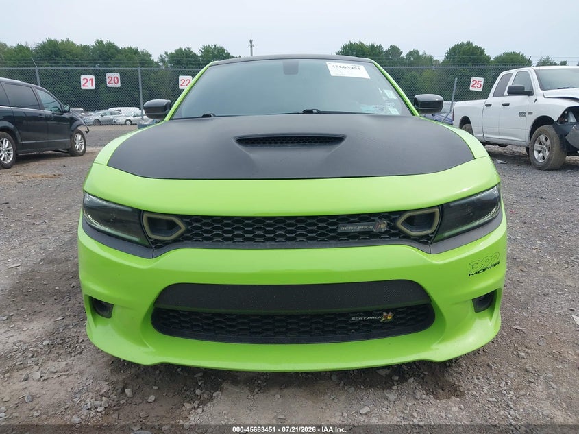 2019 Dodge Charger Scat Pack Rwd VIN: 2C3CDXGJ0KH673981 Lot: 45663451